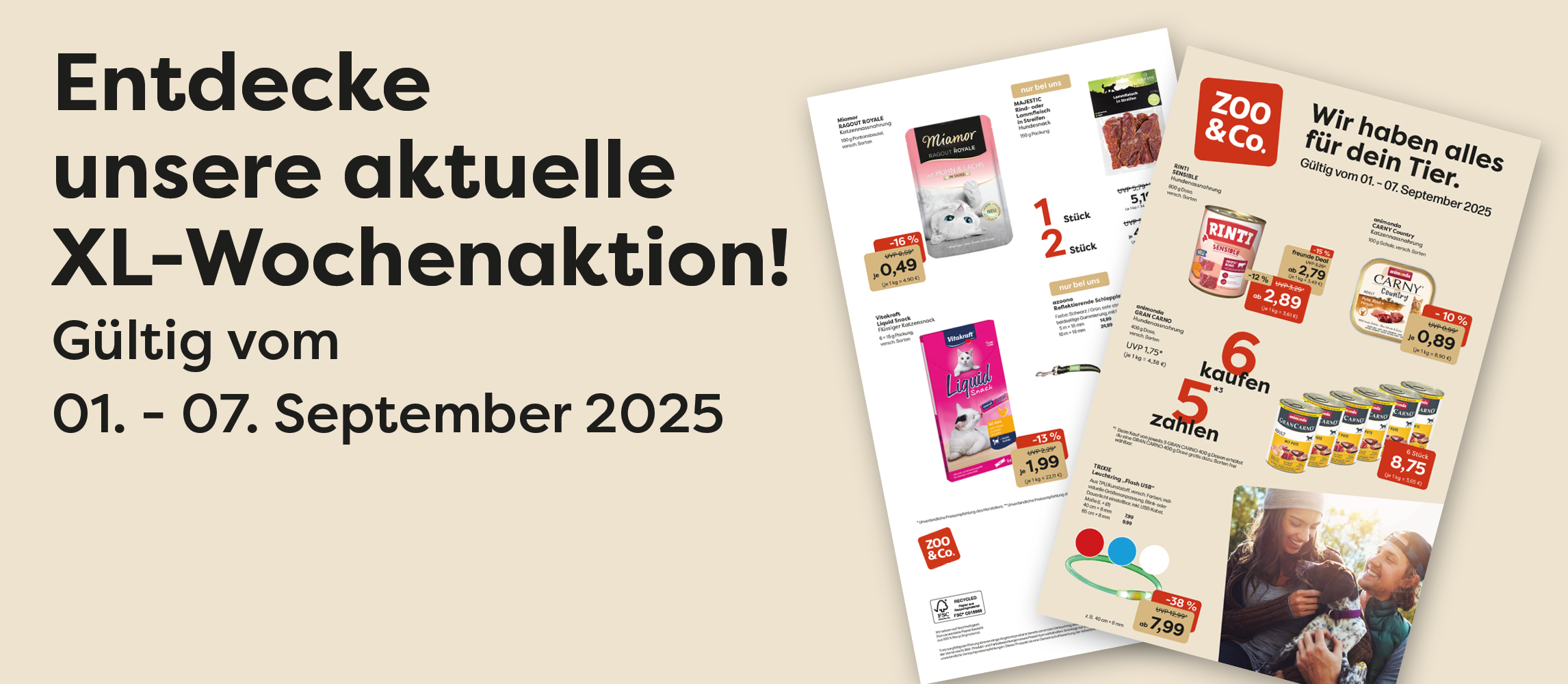 Entdecke unsere aktuelle XL-Wochenaktion vom 01.09-07.09.